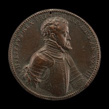 The Future Philip II of Spain as King Consort of England [obverse], 1555.