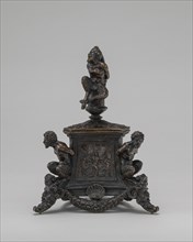 Inkstand with Bound Satyrs and Three Labors of Hercules, c. 1530/1540.