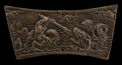 Sea-Monsters Fighting, early 16th century.