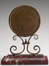 Inscription [reverse], designed 1843, awarded 1911.