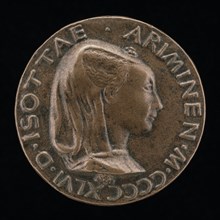 Isotta degli Atti, 1432/1433-1474, Mistress 1446, then Wife after 1453, of Sigismondo Malatesta [obverse], 1446.