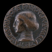 Sigismondo Pandolfo Malatesta, 1417-1468, Lord of Rimini and Fano [obverse], 1447.