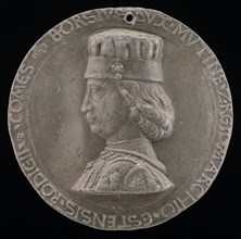 Borso d'Este, 1413-1471, Marquess of Ferrara 1450, Duke of Modena and Reggio 1452 [obverse], 1460.