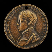 Alessandro Farnese, 1545-1592, 3rd Duke of Parma and Piacenza 1586, probably 1558. Attributed to Gianpaolo Poggini.