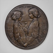 Clara and Lizzie, Daughters of Frederick and Elizabeth Shattuck, model 1893, cast 1894.