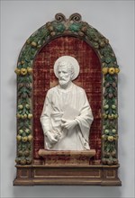 Saint Peter, c. 1900/1925 (figure); c. 1550 (framing garland).