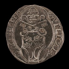 Della Rovere Shield, Crossed Keys, and Tiara [reverse], 15th century.