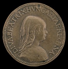 Beatrice of Aragon, 1457-1508 [obverse], probably 1491/1505.