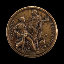 Allegory of Vigilance and Loyalty [reverse], 1680.
