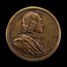 Giovanni Battista Mancini, died 1694, Agent General of Tuscany in Rome [obverse], 1680.