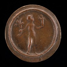 Figure Holding Victory and Branch [reverse], c. 1500/1525.