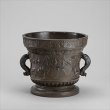 Mortar with Shields, Festoons, and Animals, 16th century.