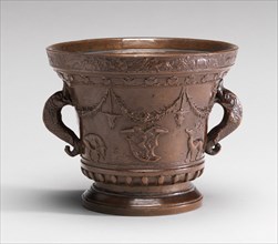 Mortar with Shields of Badoer Arms, 16th century.