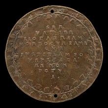 Inscription in a Wreath of Ivy [reverse], 1485/1486.