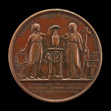 Justice and Faith [reverse], 1823.
