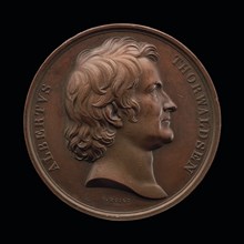 Bertel Thorvaldsen, 1770-1844, Sculptor [obverse], 1837.