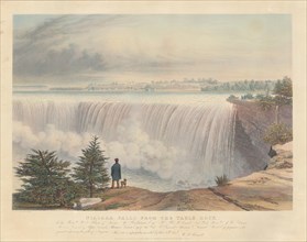 Niagara Falls from the Table Rock, published 1840.