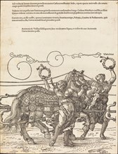 The Triumphal Chariot of Maximilian I (The Great Triumphal Car) [plate 6 of 8], 1523 (Latin ed.).