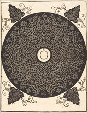 The Third Knot (with a black circle on a white medallion), probably 1506/1507.