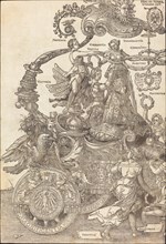 The Triumphal Chariot of Maximilian I (The Great Triumphal Car) [plate 1 of 8], 1523 (Latin ed.).