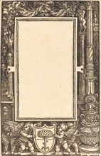 Title-Border with Putti Holding the Pirckheimer Arms, probably 1513.