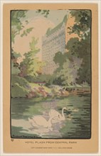Hotel Plaza from Central Park, 1914.