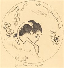 Design for a China Plate (Projet d'assiette), 1889.
