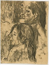 Two Marquesans [recto], c. 1902.