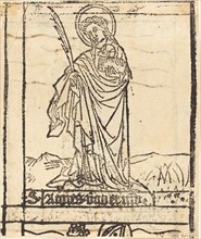 Saint Agnes [verso], probably 1460/1480.