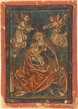 Madonna and Child Seated on a Grassy Bank with Angels, 1480/1490.