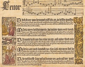 Song to the Virgin, c. 1500.