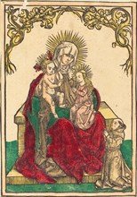Saint Anne, The Madonna and Child, and a Franciscan Monk, c. 1500.
