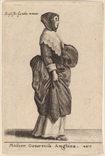 Mulier Generosa Anglica, 1642.
