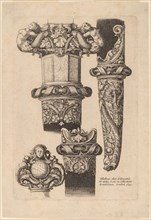 Ornamentation for a Dagger and Scabbard, 1644.