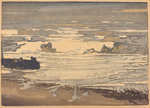 Unfurled Waves, Flood of September 1901 (Les lames deferlent,maree de Septembre 1901), 1901.