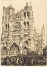 Amiens Cathedral (Cathedrale d'Amiens - Jour d'inventaire), 1907.