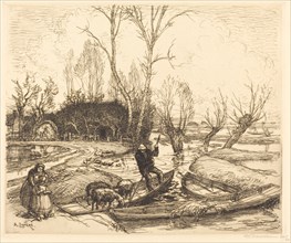 In the Deluged Marsh - The Shepherd (Au marais inonde - Le berger), 1911.