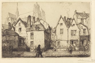 Old Houses at Amiens (Vieilles maisons a Amiens), 1907.