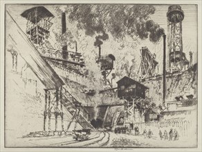 Mouth of the Mine, Ruhrort near Oberhausen, 1910.