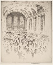 Concourse, Grand Central, New York, 1919.