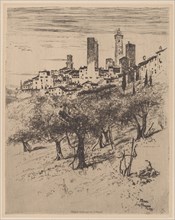 San Gimignano, 1883.