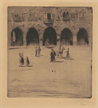 Plazza del Comune, Pistoia, 1883.