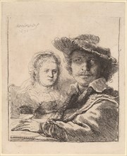 Self-Portrait with Saskia, 1636.