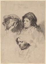 Three Heads of Women, One Asleep, 1637.