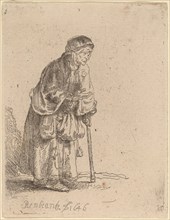 Beggar Woman Leaning on a Stick, 1646.