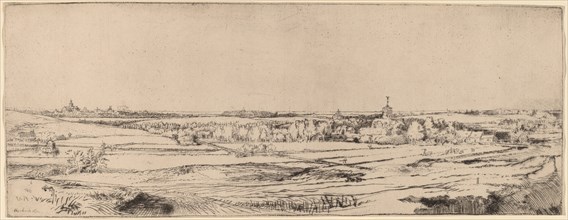 Landscape with a View toward Haarlem (The Goldweigher's Field), 1651.