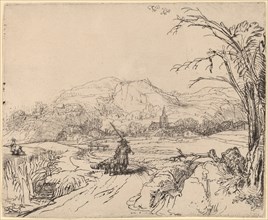 Landscape with Sportsman and Dog, c. 1653.