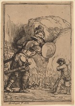 David and Goliath, 1655.