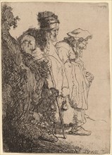 Beggar Man and Woman behind a Bank, c. 1630.
