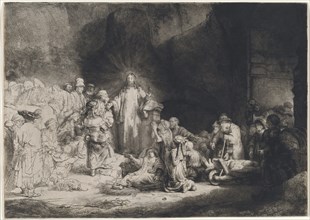 Christ Preaching (The Hundred Guilder Print), c. 1643/1649.